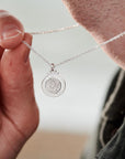 Personalised St Christopher Silver Necklace