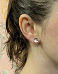 Official Yeo Valley Silver Heart Earrings