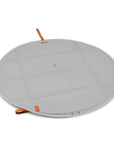 Stylish Grey Travel Mat for Dogs and Humans