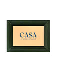 Olive Green Dream Striped Photo Frame 6x4"