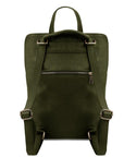 Olive Soft Pebbled Leather Backpack – Elegant & Versatile by Sostter at brixbailey.com