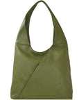 Olive Green Leather Shoulder Hobo Bag Brix and Bailey Ethical Bag Brand