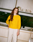 Roxane Linen Blouse - Marigold