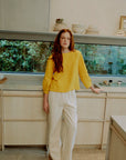 Maya Linen Trousers - Natural