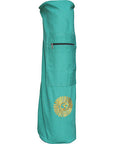 Yoga Mat Duffel Bag with Embroidered OM Design