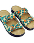 Multicolor Leather Sandals