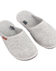 Natural felt slippers Halla