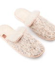 Beige Lambswool Slippers Pähni Style