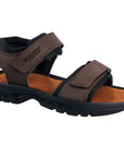 Tiidu Leather Sandals - Brown