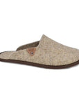 Natural Felt Slippers Brown