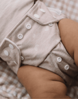 One Size All-In-One Reusable Cloth Nappy - Rainbow Oatmeal
