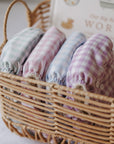 One Size All-In-One Reusable Cloth Nappy - Rose Gingham