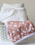 One Size Bamboo Cotton Bedtime Pearl Reusable Cloth Nappy