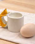 Cat Egg Cup (set of 3) – A Playful Ceramic Breakfast Object | 4am Product Design