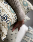 Oren Square Cushion - Blue