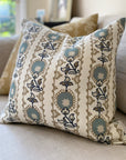Oren Square Cushion - Blue