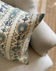 Oren Square Cushion - Blue