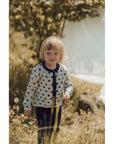 Organic Abby Heart Cardigan for Kids