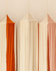 Powder Pink Organic Cotton and Linen Canopy