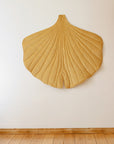 Organic Cotton Velvet Ginkgo Leaf Playmat Yellow
