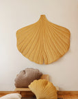 Organic Cotton Velvet Ginkgo Leaf Playmat Yellow