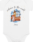 Welcome to the World London Town (Personalised Name Bodysuit)