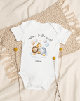 Welcome to the World Safari Balloons (Personalised Name Bodysuit)