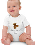 Welcome to the World (Personalised Name Bear Bodysuit)