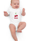 Cherry Personalised Bodysuit in White