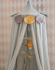 Mint Organic Cotton Hanging Canopy