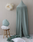 Mint Organic Cotton Hanging Canopy