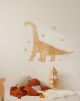 Origami Diplodocus Dinosaur – Wooden Wall Decoration, XL