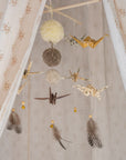 Gold Dust Origami Nursery Mobile