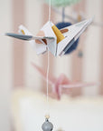 Pastel Origami Mobile for Baby Room Decor