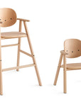 Premium Growing Green 3-in-1 Adjustable Highchair, Organic Cotton Cover, Handcrafted Beechwood, Stylish Baby to Toddler Chair by Ella James at brixbailey.com