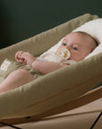 Premium Nobodinoz Growing Green Baby Bouncer Inner Cushion, Terry Cotton and Twill, High Absorbency, All-Season Comfort, Newborn Support by Ella James at brixbailey.com