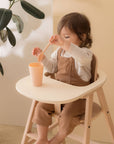Premium Growing Green High Chair Tray Table, detachable cream plywood top, safe and easy to clean, stylish beechwood accessory by Ella James at brixbailey.com