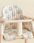 Growing Green Evolving 3 in 1 High Chair Cushion Cover, premium organic quilted cotton, stylish prints, sturdy zips, Nobodinoz by Ella James at brixbailey.com