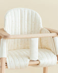 Luxury Growing Green High Chair Tray Table, premium detachable cream plywood top, stylish and easy to clean, handcrafted beechwood accessory by Ella James at brixbailey.com