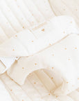 Premium Nobodinoz Growing Green Baby Bouncer Cover, organic cotton polka dot, handcrafted luxury for newborns up to 9kg by Ella James at brixbailey.com