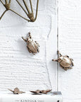 Rose gold Serafina bug decorations, stylish quirky home decor, premium wall or tabletop accents, trending best-selling bug art by Ella James at brixbailey.com