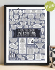 Personalised How To Cook Everything Vegan Print