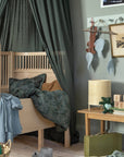Sebra wooden baby and junior cot bed, luxury adjustable design by Viggo Einfeldt, grows with child from birth to 8 years, premium Pantera Foam mattress option by Ella James at brixbailey.com
