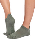 ToeSox Low Rise Full Toe Women's Yoga Grip Socks