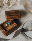 Oval-cut Sky Blue Topaz gemstone Ring - Avery