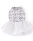 Houndstooth Jumper with Skirt
