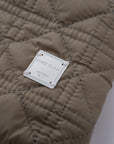 Sleeveless Diamond Lattice Jacket