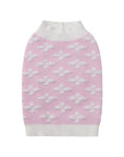 Sleeveless Floral Textured Jumper