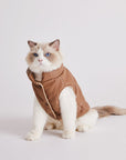 Sleeveless Leather Jacket