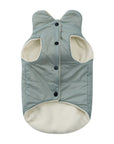 Sleeveless Puffer Jacket with Golden Logo